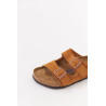 BIRKENSTOCK MINK ARIZONA NARROW SOFT FOOTBED SUEDE LEATHER SANDALS